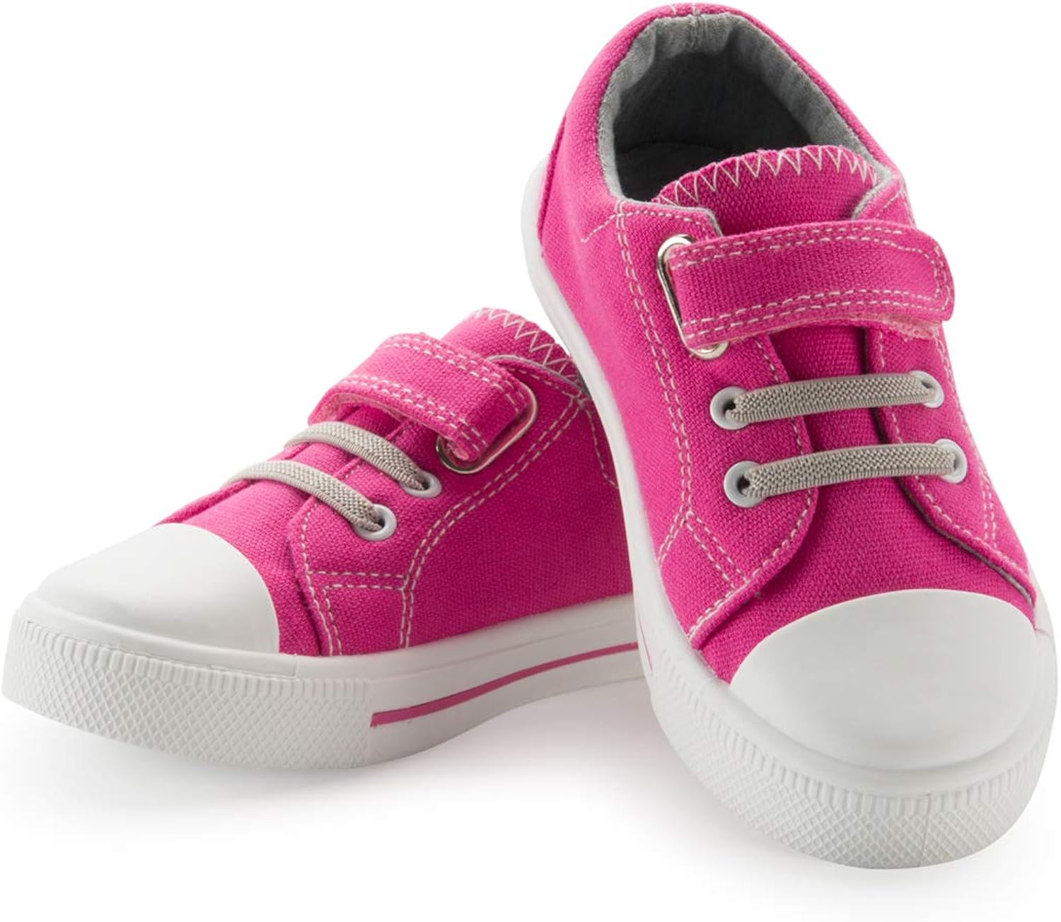 girls pink canvas shoes