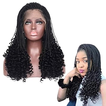 Amazon Com New Curly Style And Twist Braided Lace Front Wigs