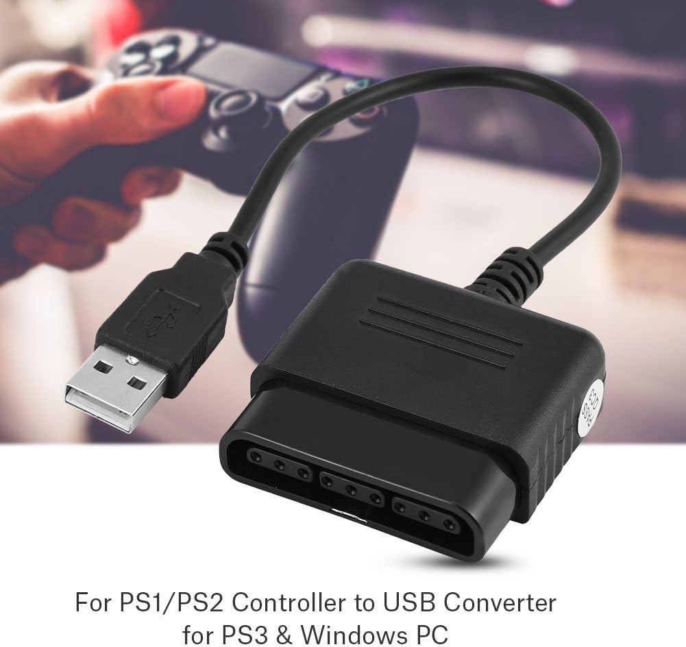 Controller Adapter for to Controller to USB Converter for PC Compatible for Wired Wireless Controller, black - Image 5