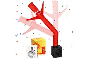 Poen Mini Wacky Waving Inflatable Tube Guy for Kids Gift with Blower Gag Inflatable Tube Man Birthday Desktop Decor Dancing Blow up Man for Office Party Decor(Funny)