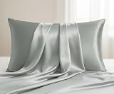 IR Imperial Rooms Grey Silky Cooling Pillow Cases 2 Pack 50x75cm view 3