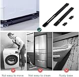 Poweka Appliance Rollers with Telescopic Base 18-28 in 300kg Brake view 6