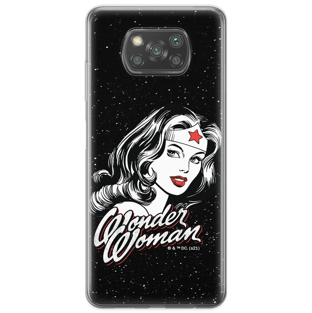 ERT GROUP mobile phone case for Xiaomi POCOPHONE X3 original and officially Licensed DC pattern Wonder Woman 023 optimally adapted to the shape of the mobile phone, case made of TPU