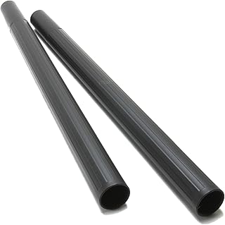 DeClean 2 x Verlängerungsrohr 35 mm Saugrohr Staubsaugerrohr Staubsauger Verlängerung Rohr Kunststoff Gesamtlänge 102 cm