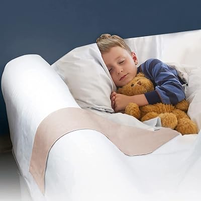 YIHATA Bed Guard for Toddlers Long Foam Bed Rail Waterproof Non Slip 1 Pack
