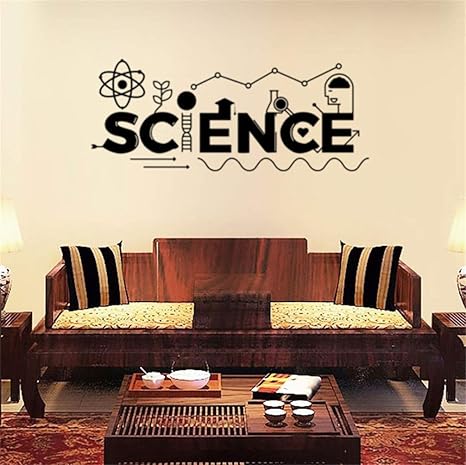 Amazoncom Maiqiken Science Scientific Experiment Stickers Decals For Wall Diy Room Decoration Home Laboratory Classroom Bedroom Home Kitchen