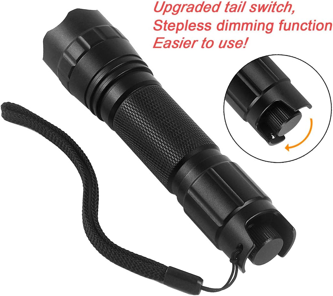 ULTRAFIRE Red Light LED Torch 620-630nm Red Hunting Light - Image 5