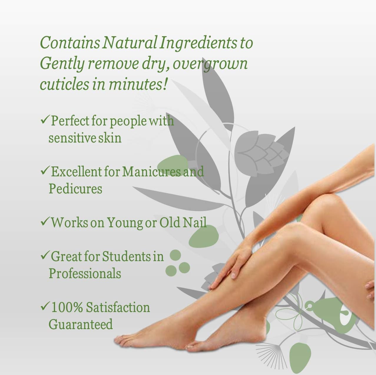 Mia Secret Cuticle Softener & Remover - Quick Easy Safe - 6 oz Cuticle Dissolver Cream for Hand or Foot Nails - Removes Cuticles Safely and Softens the Edge - Excellent for Manicures and Pedicures: Health & Personal Care