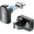 HanCenDa 240 W magnetischer USB-C-Adapter, 2 Stück, 24-poliger USB-C