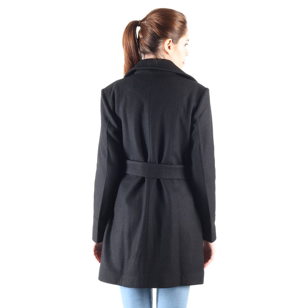 owncraft black wool coat for women