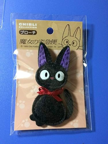 Amazon ジブリコレクションブローチ魔女の宅急便ジジ キキと同じ時期に生まれたキキの相棒の黒猫 アニメ 萌えグッズ 通販