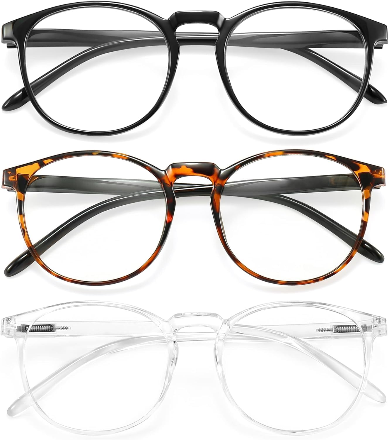 Photo 1 of IBOANN Iconic Blue Light Glasses for Woman - Computer Glasses up to 99% Blue Light Blocking - Anti Eyestrain & UV Glare