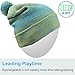 Qshell Bluetooth Beanie Hat Washable Music Cap with Wireless Stereo Headphone Earphone Speakers Mic Hands Free for Outdoor Sports Skiing Skating Camping,Christmas Gifts- Green