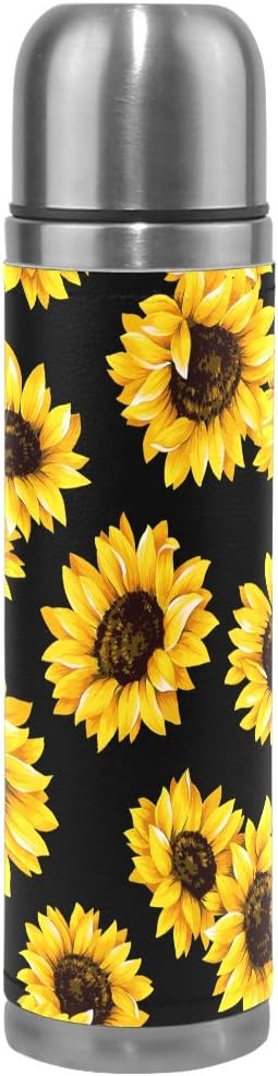 sunflower vacuum flask