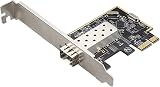Oikabio 100Mbps PCIE X1 Fiber Optic Network Card SFP Adapter Desktop RT8106E view 1