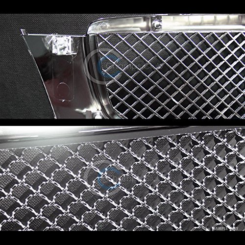 R&L Racing Chrome Front Grill Sport Hood Bumper Grille Guard Cover 2000-2005 for Cadillac Deville