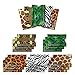 20 RFID Blocking Credit Card Sleeves in Beautiful Safari Designs - Ultimate Protection Sleeve Set! (Safari 20 Pack)
