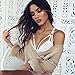 PHOTNO Women Lace Floral Bralette Bralet Bra Bustier Crop Top Cami Unpadded Tank (M, White)