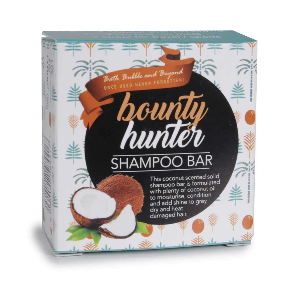 Bounty Hunter - White Coconut Grey Dry Damaged Hair Shampoo Bar Gift Boxed 50g