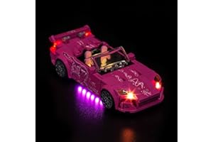 BrickBling LED Light Compatible with Lego Speed Champions 2 Fast 2 Furious Honda S2000 77241 - Not Come with Car