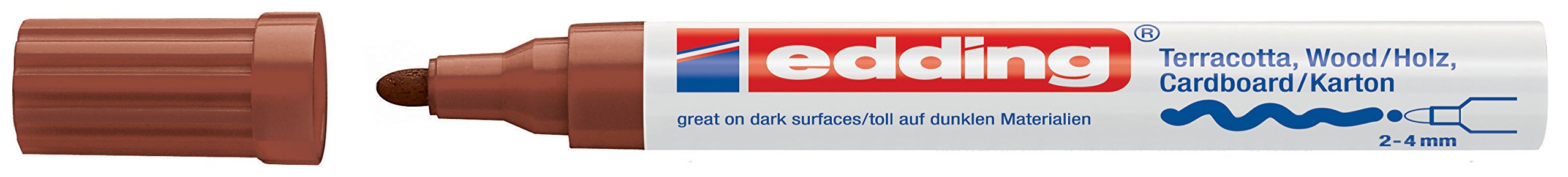 Edding 4000 – MARKER, 2-4 mm line width brown