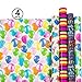 Birthday Wrapping Paper - Gift Wrapping Paper - Premium Quality Gift Wrap Paper - 2.5 FT x 10 FT Per Roll, Includes 7 Bows and 2 Ribbons