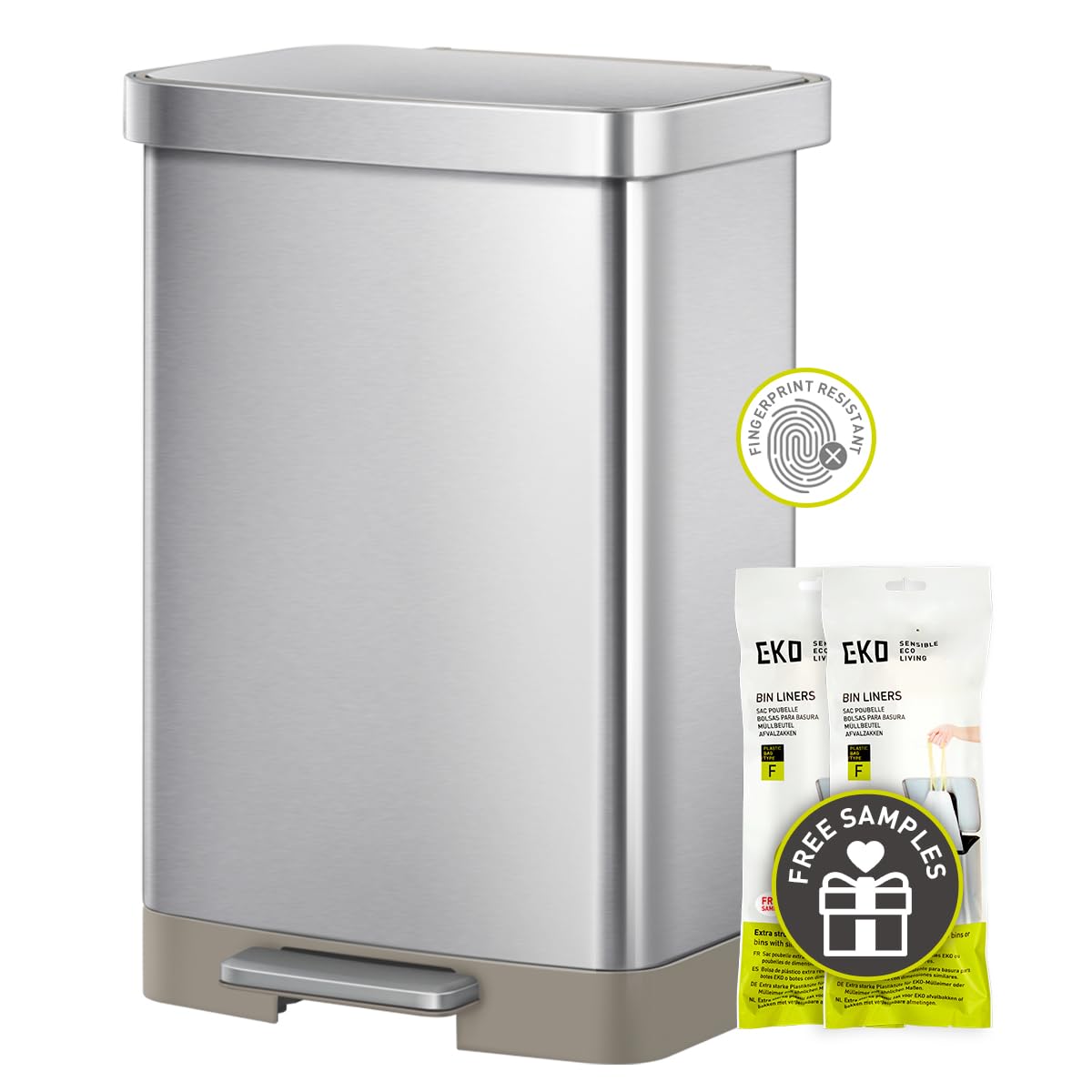 EKO Hudson Matte Stainless 50 Liter/13.2 Gallon