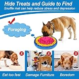 Vivifying Snuffle Mat for Dogs Durable Interactive Toy 17in Pink Yellow view 4