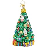 Christopher Radko Hand-Crafted European Glass Christmas Tree Decorative Ornament, A Tree of Holiday Traditions