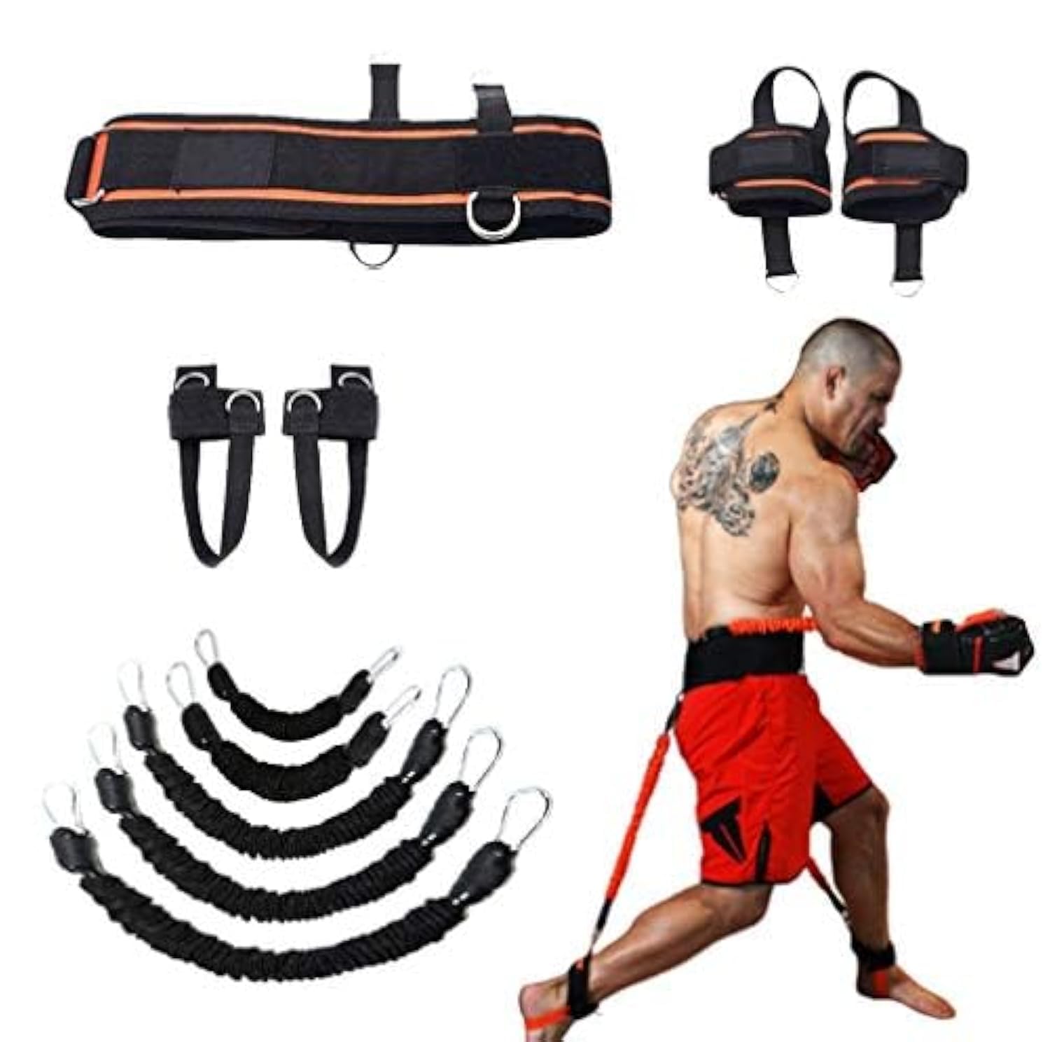 Leg Strength and Agility Training Strap System Strength Training Rope for Football Basketball Taekwondo Yoga Boxing Equipment