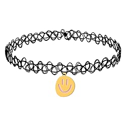 BodyJ4You Tattoo Choker Necklace - 90s Choker