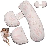 Pregnancy Pillow, Maternity Pillow for Pregnant Women, Full Body Pillow for Pregnant Women Sleeping, Support for Back, Belly, Legs, HIPS