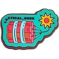 TACTICAL GEEK BG07 Personalise PVC Patch, Cool Clothes Accessory Backpack Armband Sticker, Funny Morale PVC Rubber, PVC Patch Badge Decorative for Caps, Vests Etc