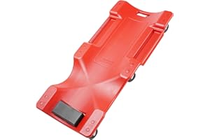 VEVOR Mechanic Plastic Creeper, 40-Inch, 350 lbs Capacity Automotive Rolling Garage Creeper with Molded Ergonomic HDPE Body P