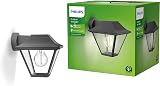 Philips Alpenglow Outdoor Wall Light Anthracite IP44 Aluminium E27 Bulb Sold