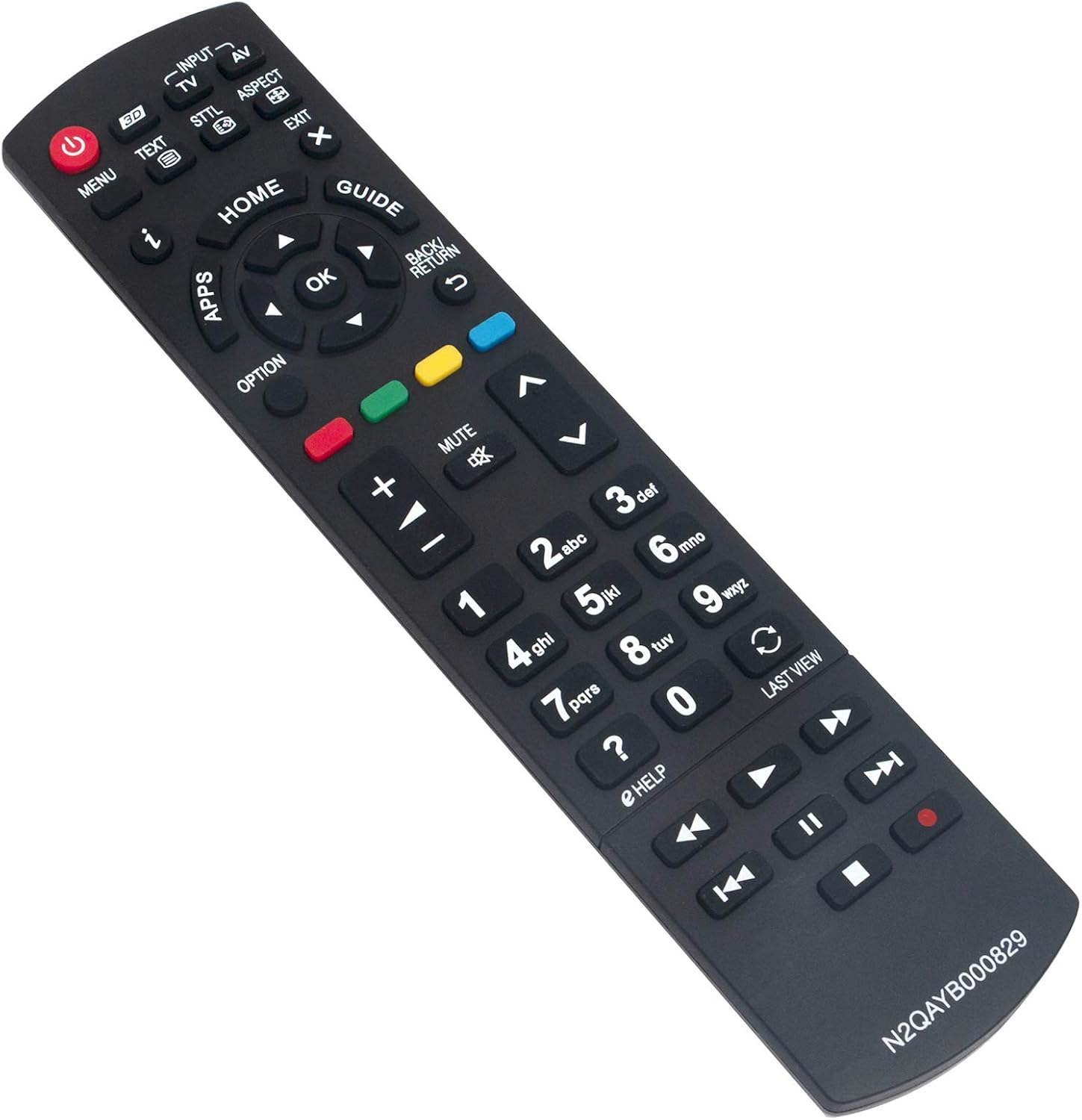 ALLIMITY N2QAYB000829 Remote Control Replace for Panasonic Viera TV TX-40AS640B TX-40AX630E TX-50AS650B TX-60ASR650 TX-60ASW654 TX-P50ST60B TX-P50ST60E TX-P50ST60Y