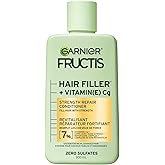 Garnier Fructis Hair Filler + Vitamin C Strength Repair Sulfate-Free Conditioner, for Weak Damaged Hair, up to 4X Less Breaka