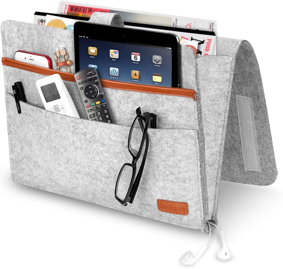 Simboom Felt Bedside Caddy Hanging Storage Organizer