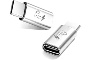 Duttek USB C to USB C Data Blocker Adapter, Male to Female Charging Protector for Public Stations, Compatible with MacBook, i