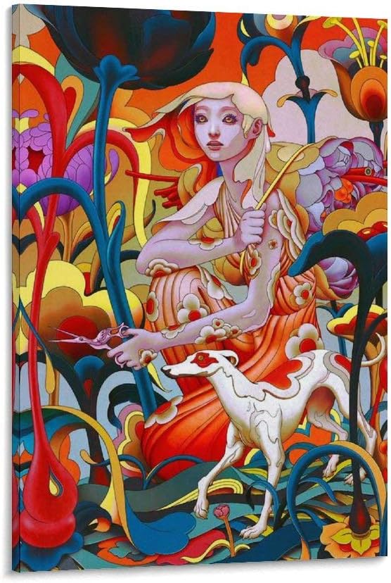 NIGE James Jean The Forager Poster Decorative Painting Canvas Wall Art Living Room Posters Bedroom Painting 16x24inch(40x60cm)