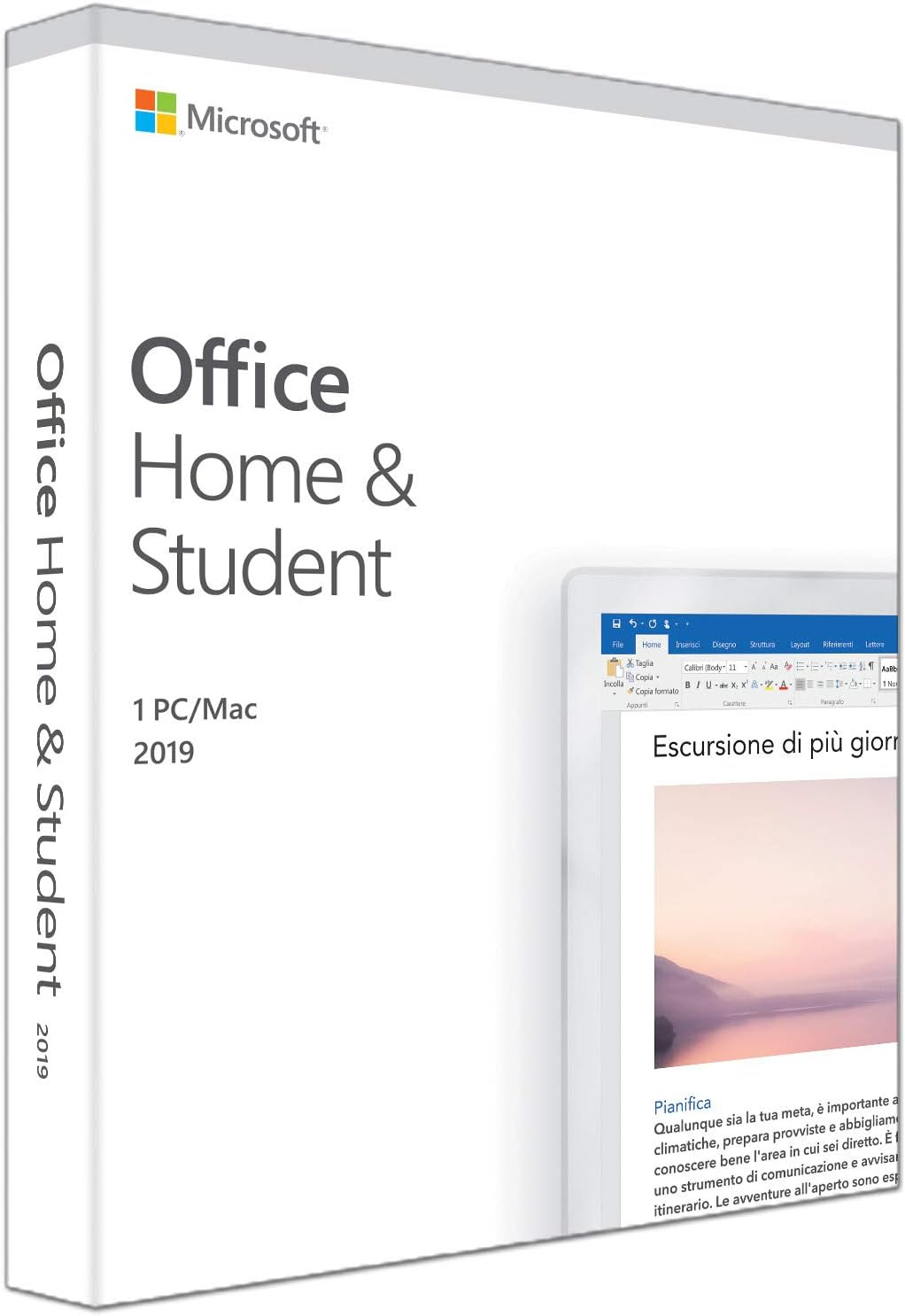 Microsoft Office Home And Student 2019 1 Pc Mac Download Officeworks