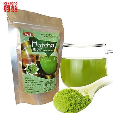 Polvo de té natural orgánico de color verde mate de 2.82 oz ...