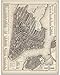 1844 New York City Map Art Print - 11x14 Unframed Art Print - Great Vintage Home Decor Under $15