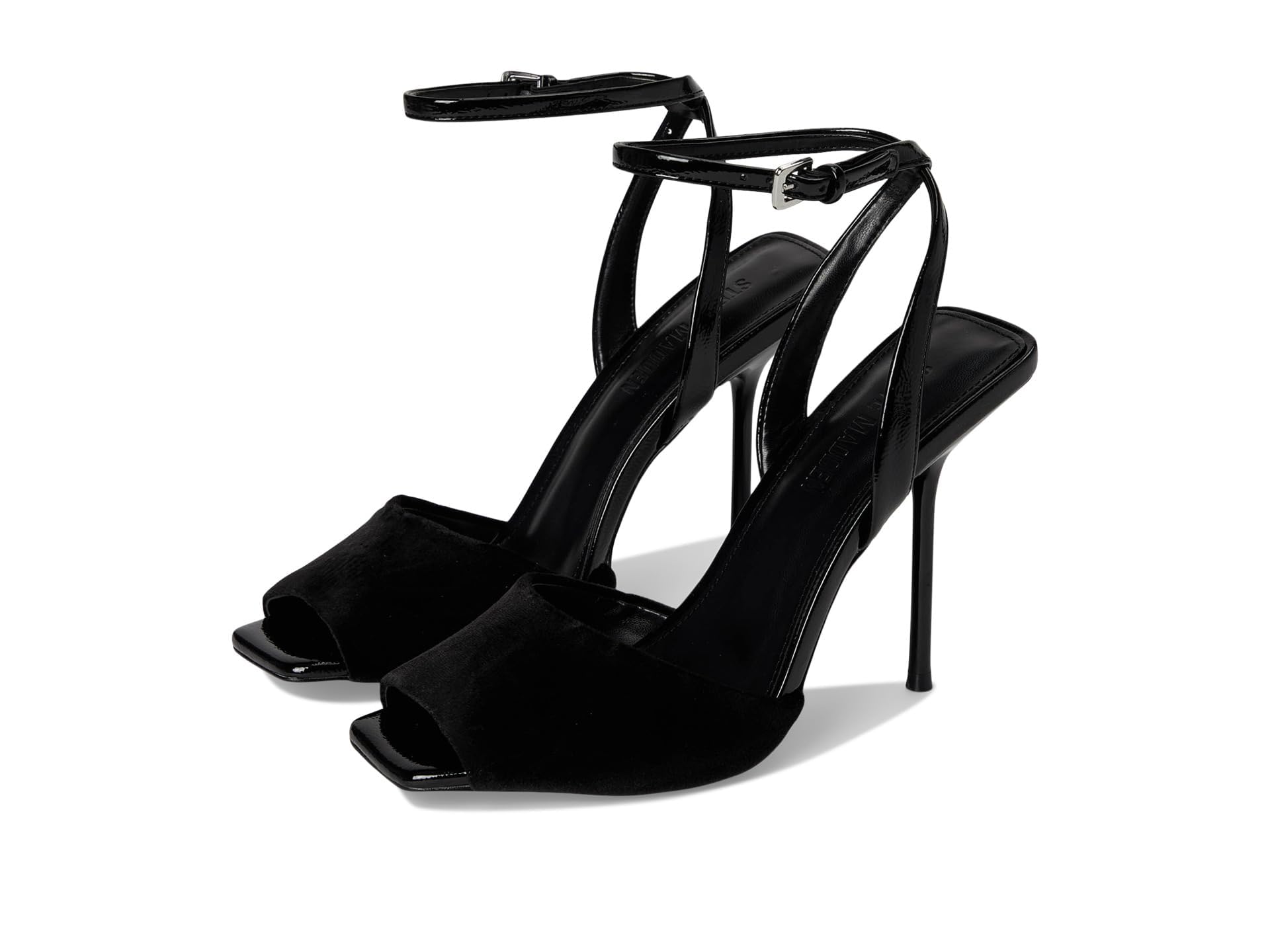 Steve Madden Women’s LILA07S1 Pump, Black Velvet, 10