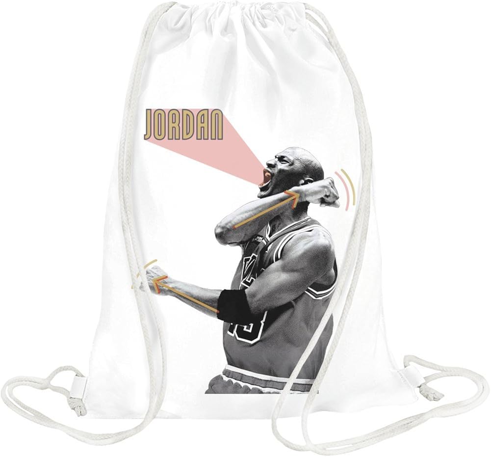 michael jordan drawstring bag