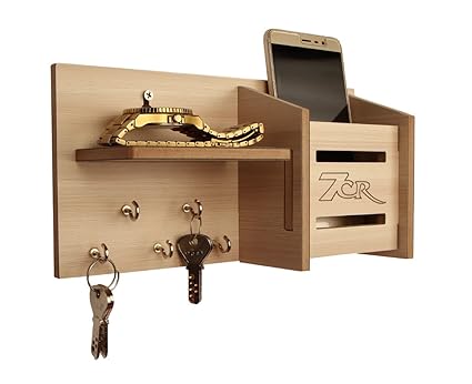 7Cr Beautiful Wooden Shelf For Home Decor/Wall Shelf Rack Set/Wall Mount Stylish Wooden Shelves