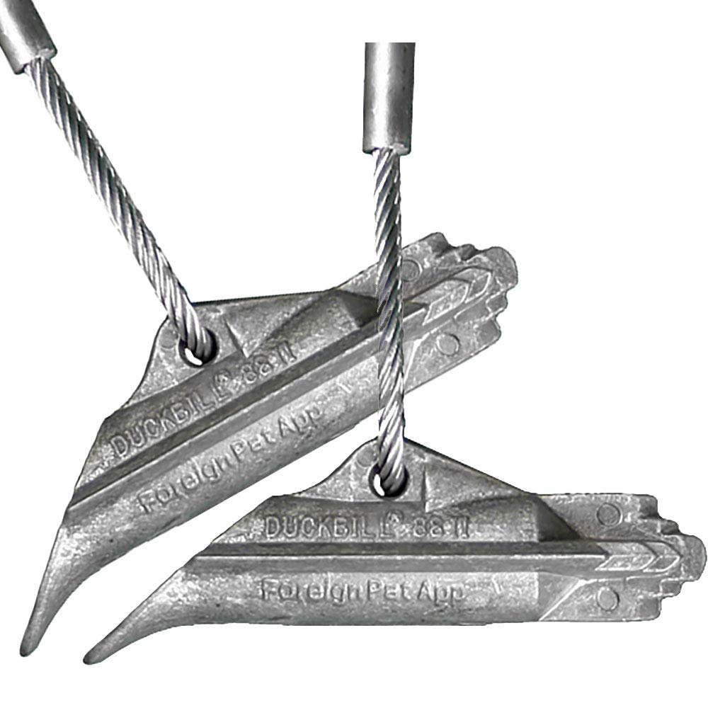Duckbill 88DB1 1/4 x 3.5 ft Earth Anchor w/Galvanized Wire Rope 12
