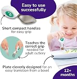 doddl Toddler Cutlery Set 2-Piece Fresh Green Twin Pack 12-24 Months view 4