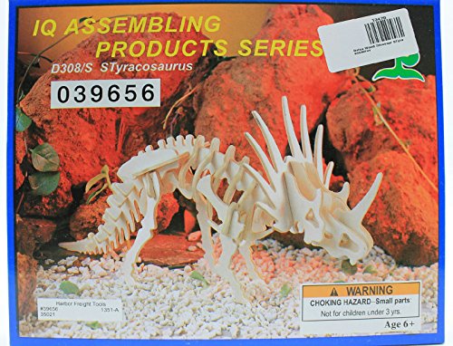 IQ Assembling Products Series Balsa Wood 3D Puzzle STyracosaurus
