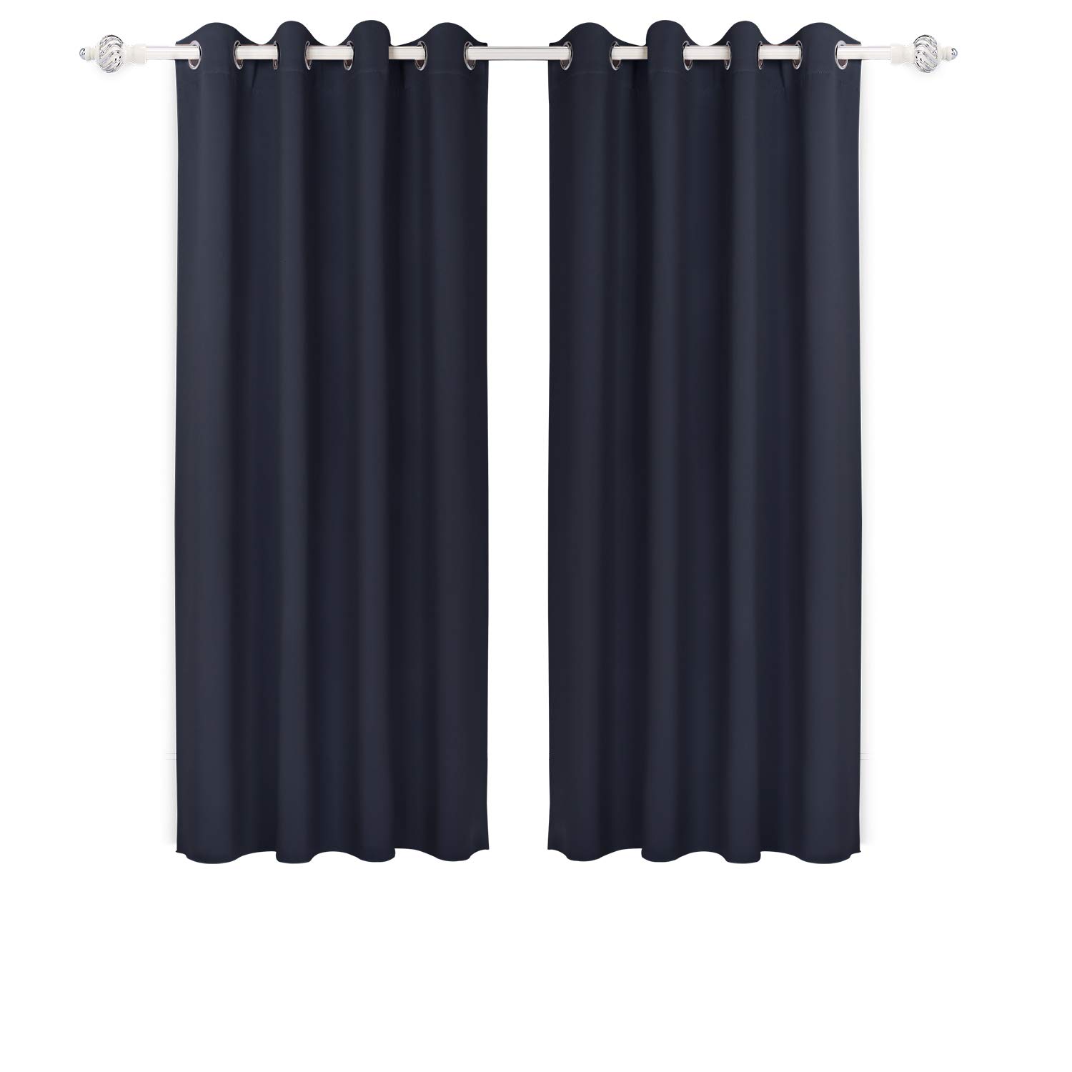 Homeideas Blackout Curtains Room Darkening Thermal Insulated